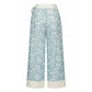 Malo Blue Silk Women's Pants