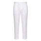 Malo White Cotton Men Pant