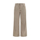 Agolde Brown Cotton Casual Pants