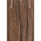 Brunello Cucinelli Brown Viscose Casual Pants