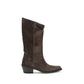 Khaite Brown Leather Ankle Boots