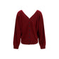 Lisa Yang Bordeaux Cashmere Cardigan