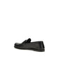 Saint Laurent Black Calf Leather Bos Taurus Slip-On Loafers