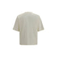 Palm Angels Beige Cotton T-Shirt