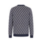 Malo Blue Linen Men Cardigan