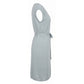 Malo Grey Silk Women Dress