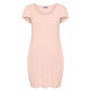 Malo Pink Cotton Women Dress