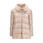 Herno Beige Goose Down Full-Length Jacket