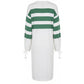 Malo White Cotton Women's Dress
