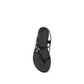 Chloé Black Calf Leather Bos Taurus Flat Sandals