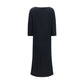 The Row Black Cotton Casual Dress