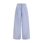 Dolce & Gabbana Blue Cotton Casual Pants