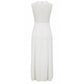 Malo White Silk Women Dress