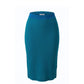 Malo Blue Silk Women Skirt