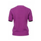 Malo Purple Silk Blend Women Sweater