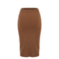 Malo Beige Cotton Women's Skirt