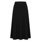 Malo Black Cotton Women Skirt