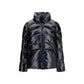 PINKO Black Polyamide Full-Length Jacket