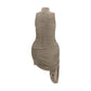 Magda Butrym Beige Copper Cocktail Dress