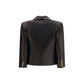 Balmain Black Lamb Ovis Aries Aries Leather Jacket