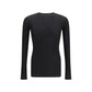 Rick Owens Black Wool Oves Aries Sweatshirt