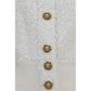 Balmain White Viscose Bomber
