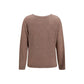 Fabiana Filippi Brown Wool Oves Aries Sweatshirt