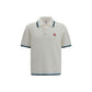 Casablanca White Cotton Polo Shirt