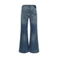 R13 Blue Cotton Flared Jeans