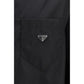 Prada Black Recycled Polyamide Dress Shirt