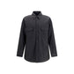 MM6 Gray Wool Oves Aries Shirt