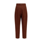 Fabiana Filippi Brown Cotton Casual Pants
