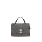 Zanellato Gray Calf Leather Bos Taurus Handbag