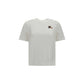 Burberry White Cotton T-Shirt