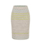 Malo Grey Silk Women Skirt