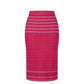 Malo Purple Silk Women Skirt