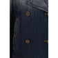 Burberry Blue Cotton Denim Jacket