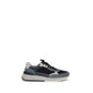 Brunello Cucinelli Blue Calf Leather Bos Taurus Athletic Sneakers
