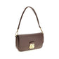 Coccinelle Brown Calf Leather Bos Taurus Shoulder Bag