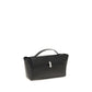 Savette Black Calf Leather Bos Taurus Shoulder Bag