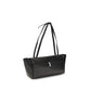 Savette Black Calf Leather Bos Taurus Shoulder Bag