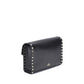Valentino Garavani Black Calf Leather Bos Taurus Shoulder Bag