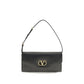 Valentino Garavani Brown Calf Leather Bos Taurus Shoulder Bag