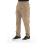 Peserico Brown Cotton Men Pant