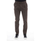 Peserico Brown Cotton Men Pant
