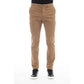 Peserico Beige Cotton Men Pants