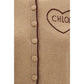 Chloé Beige Wool Oves Aries Cardigan