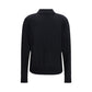 Loulou De Saison Black Cashmere Polo Shirt