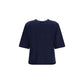 Loulou De Saison Blue Cashmere T-Shirt