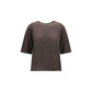 Loulou De Saison Brown Cashmere T-Shirt